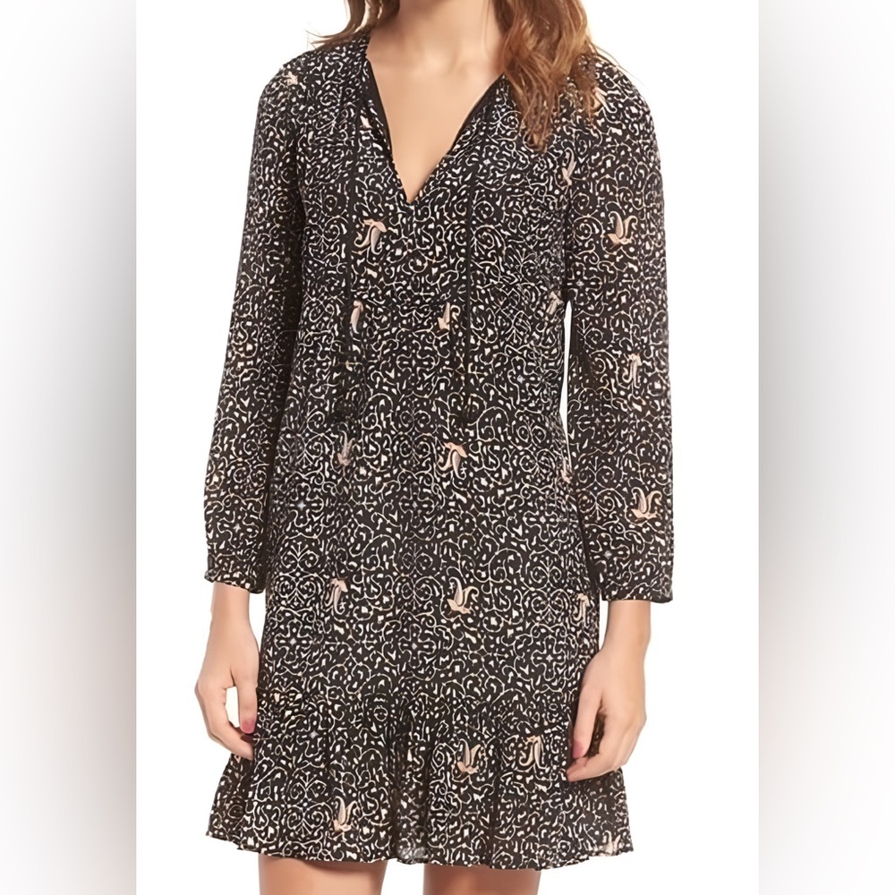 Madewell Silk Fiesta Paisley Mini Dress